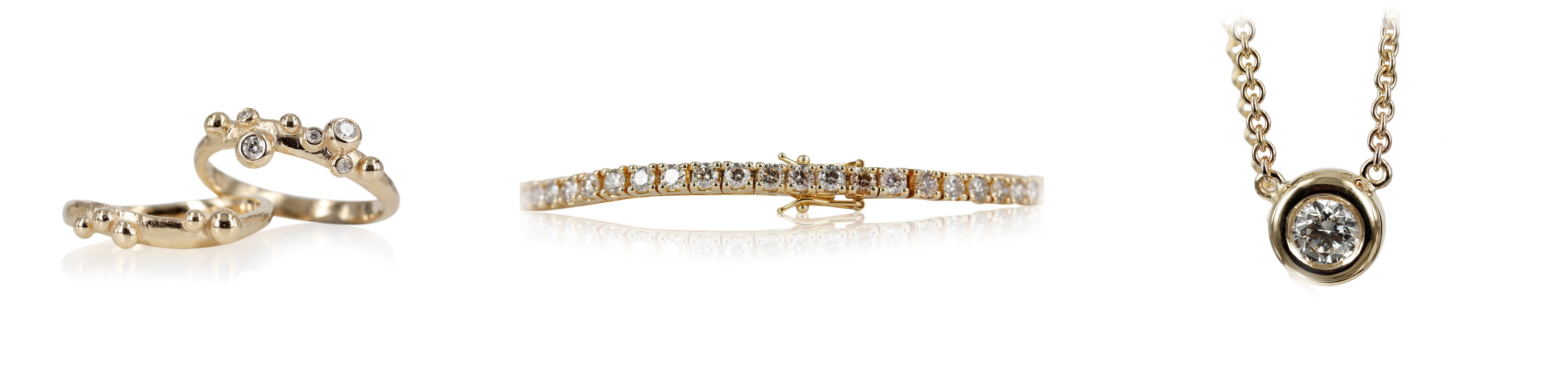 Eksklusive diamant smykker - Freja