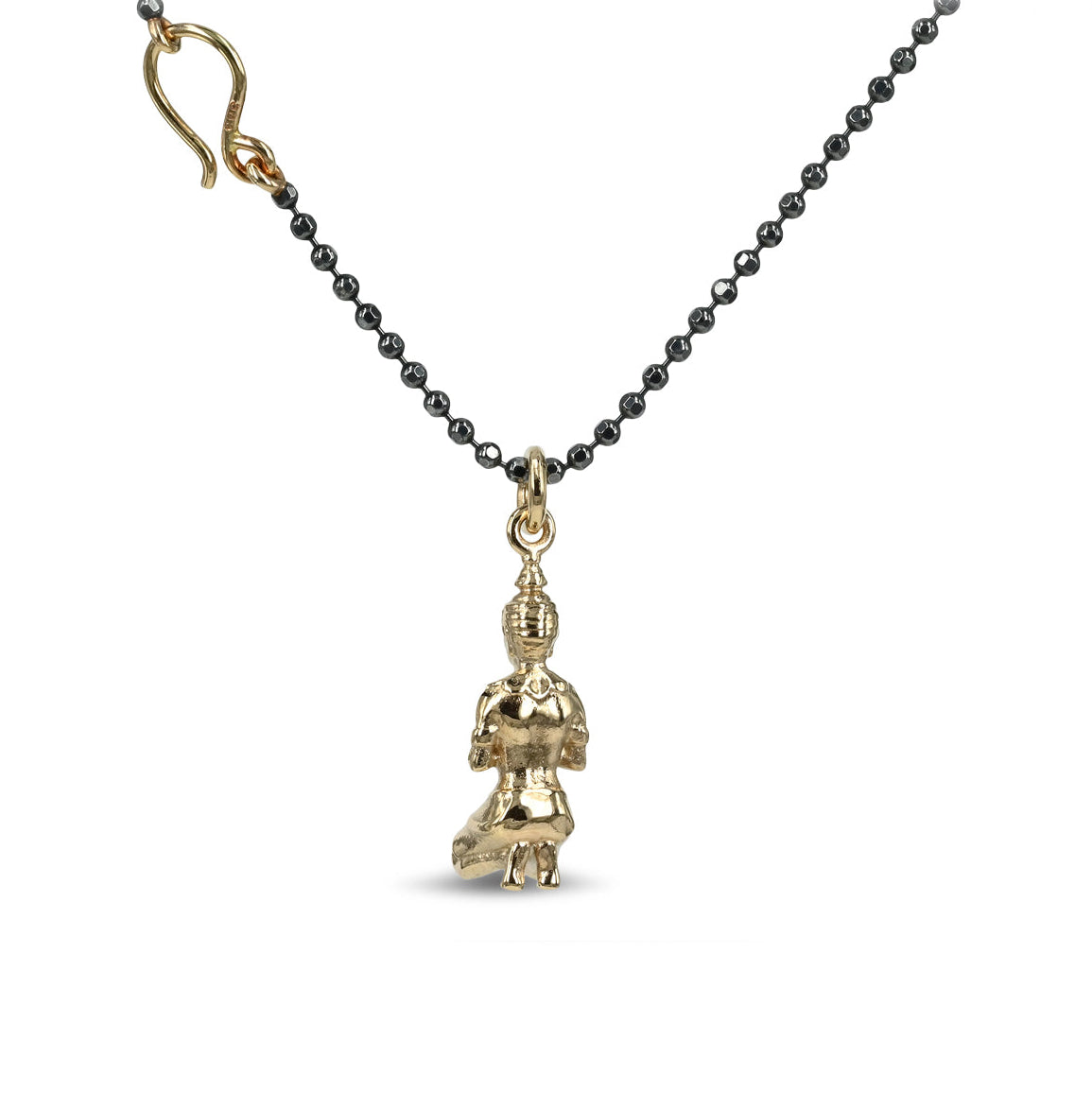 Believe - 14 kt. Namastee Buddha med diamant