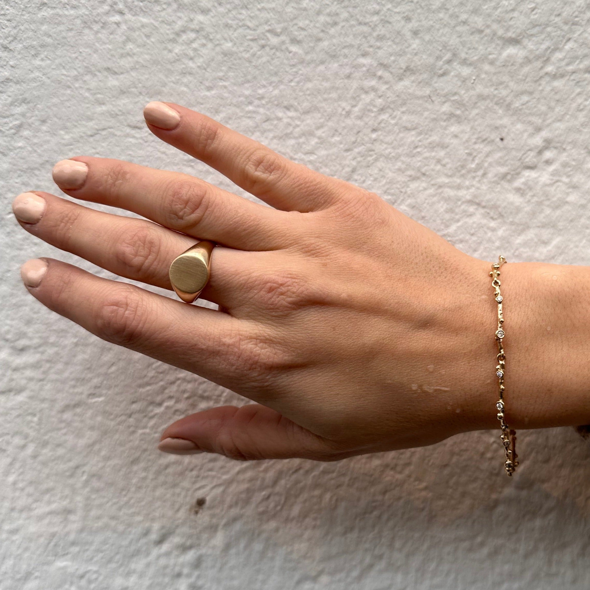 Signetring i 14 kt. guld