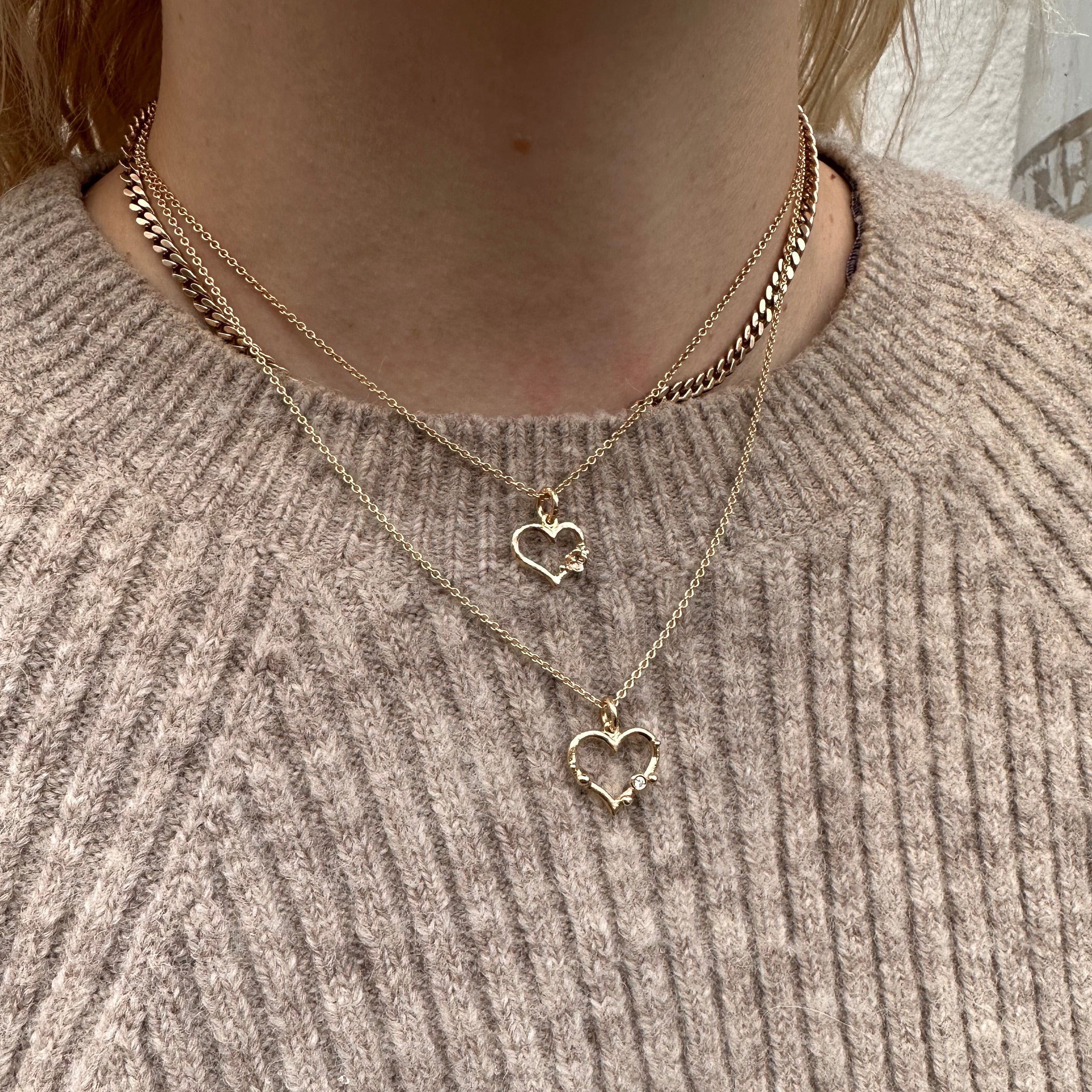 Love - 14 kt. Guld hjerte