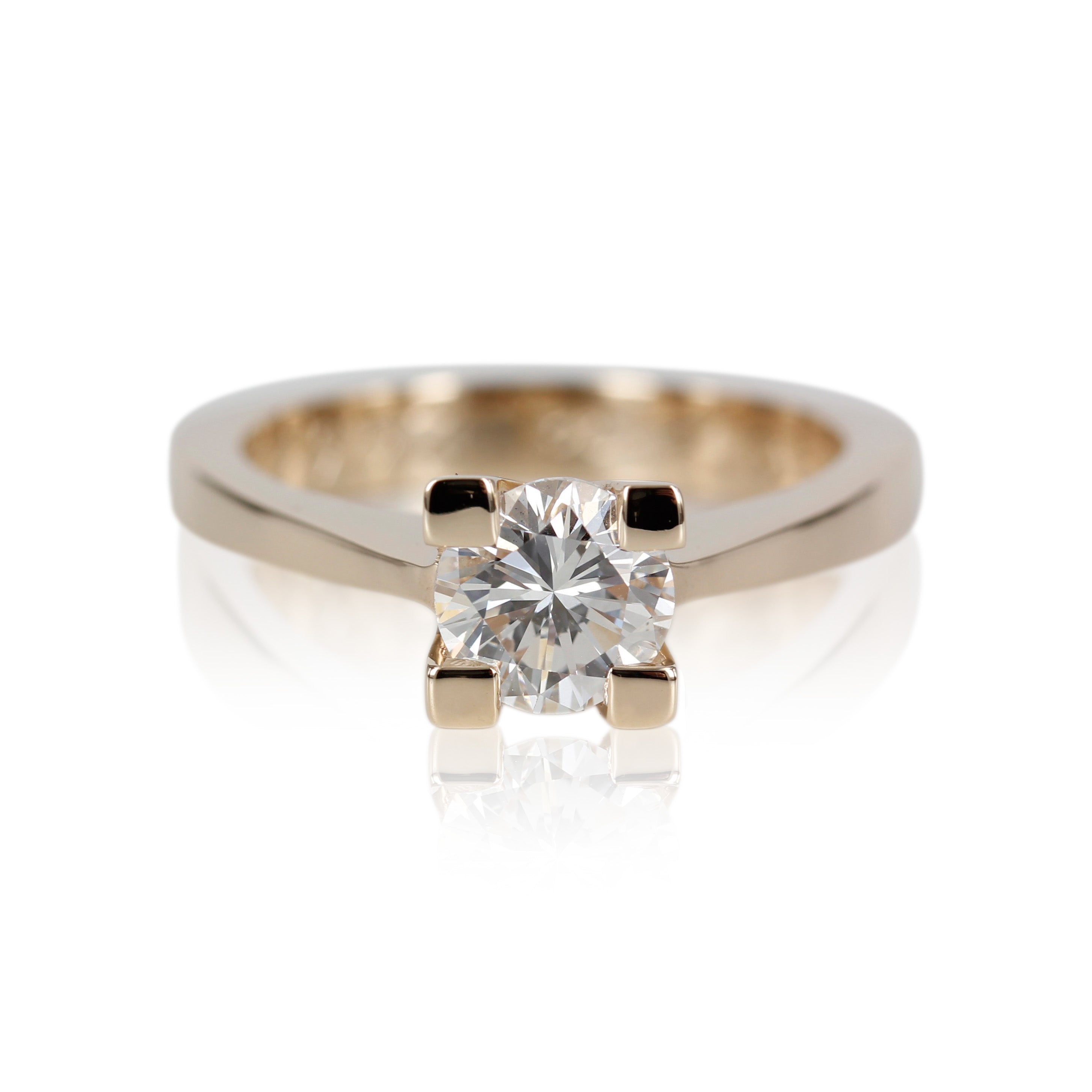 14 kt Prinsessering med 1.0 ct Diamant