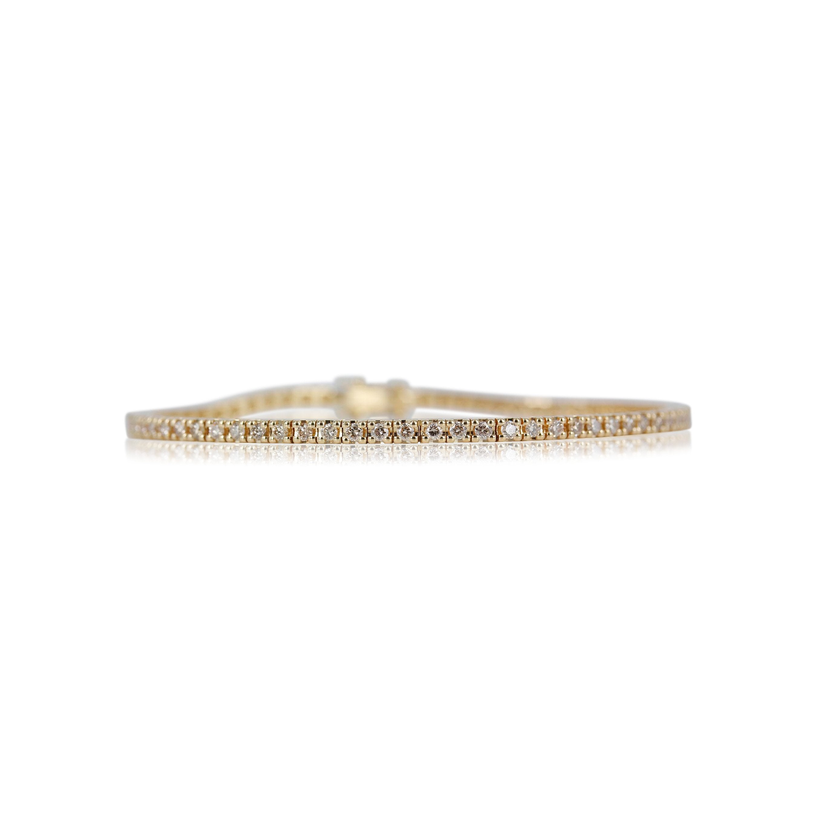 Diamant armbånd - Tennis armbånd 3,33 ct