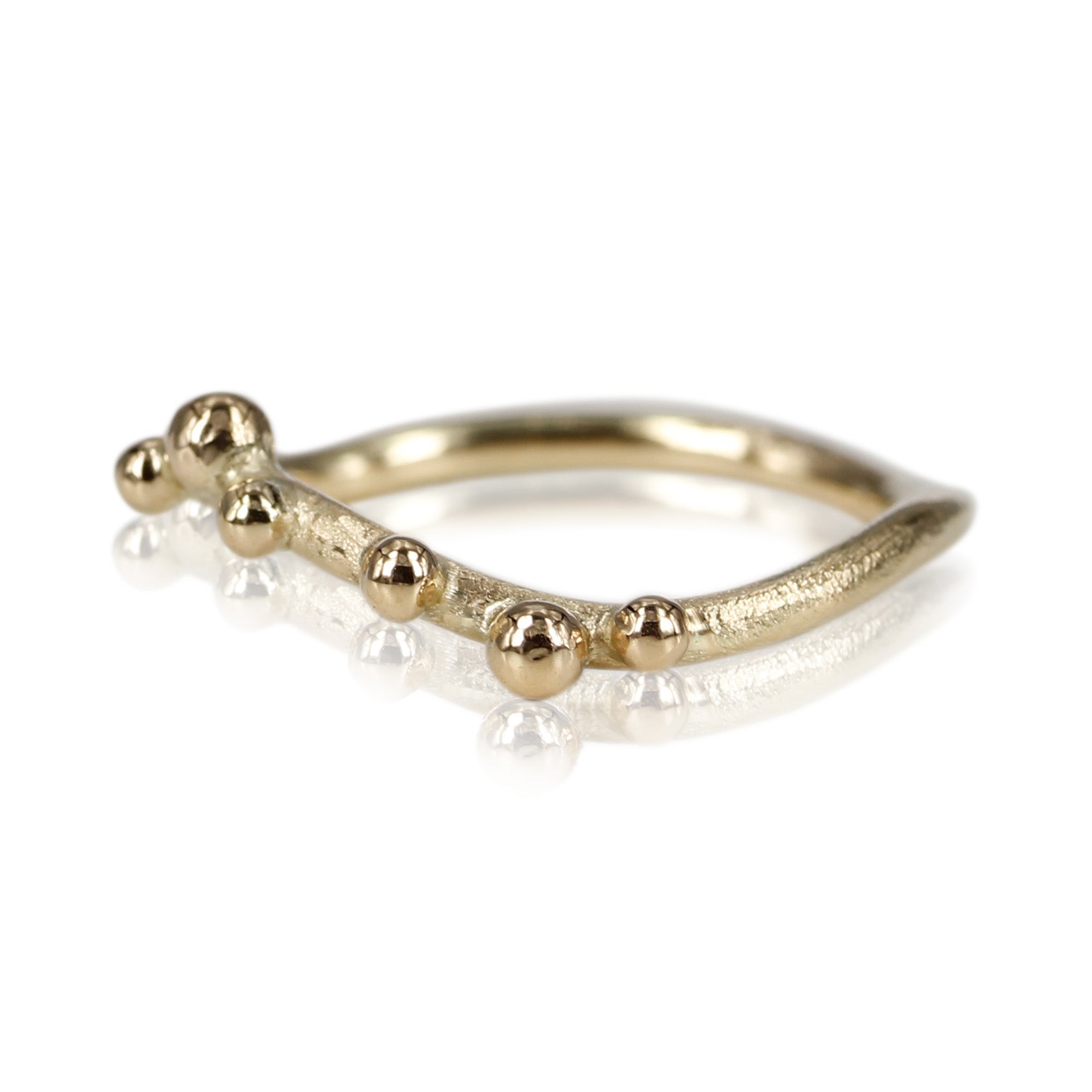 Bubbles - 14kt Guld ring