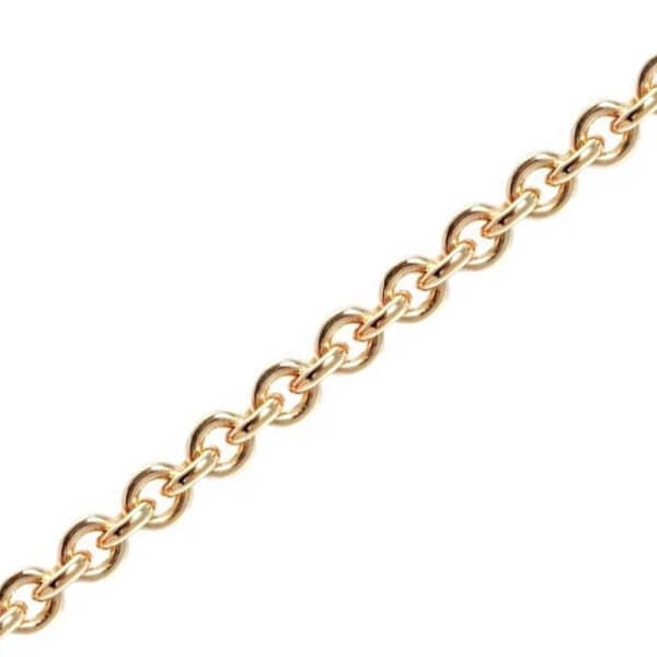 14 kt. guldarmbånd med blødt mønster, kendt som rund ankerkæde.  Armbåndet er smukt alene eller sammen med andre, passer fint til alle vores smykker, alle led er solide i hver lille samling.